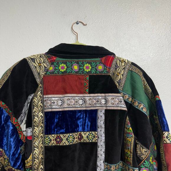 Preston & York Sport Black Quilt Vintage Jacket Sz S - Picture 8 of 12